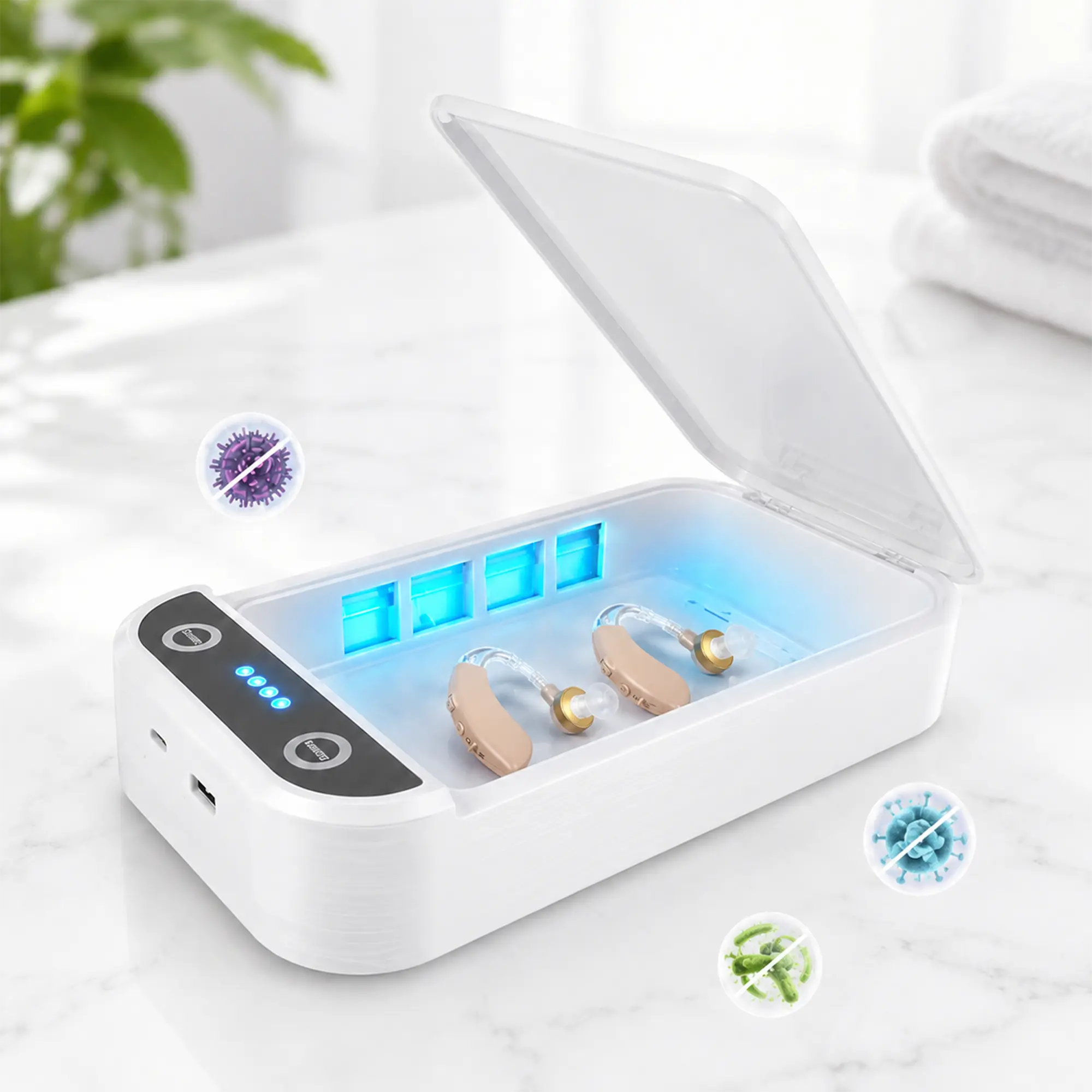Máy khử khuẩn UV vệ sinh tai nghe
