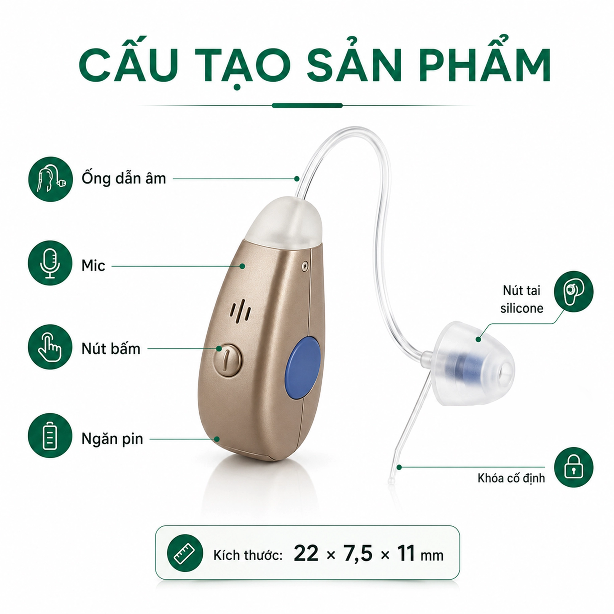 Máy Trợ Thính KIJO RIC 10
